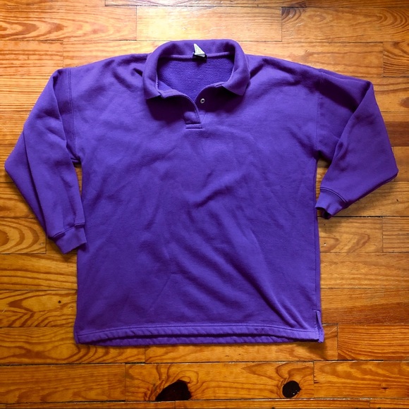 VTG Honors Eggplant / Violet Sweater - Picture 1 of 5